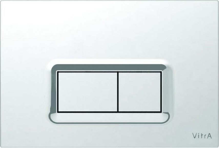 Смывной бачок скрытого монтажа VitrA V12 762-1740-01 + Кнопка смыва VitrA 740-0680 хром