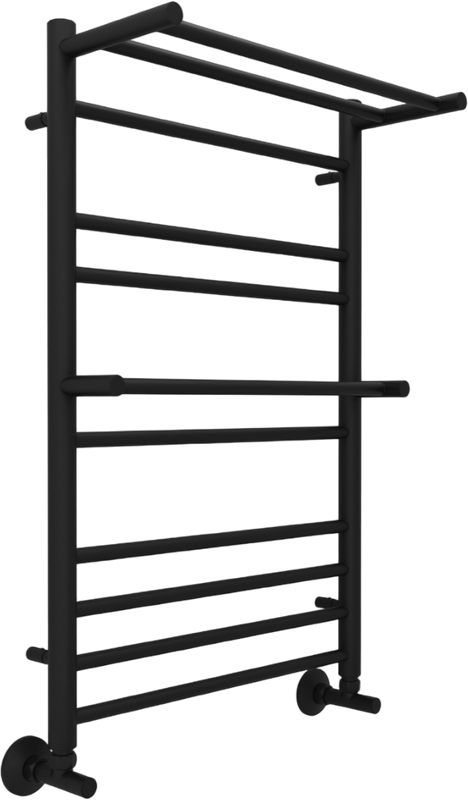 Полотенцесушитель водяной AQUATEK Альфа П10 50x80 черный муар