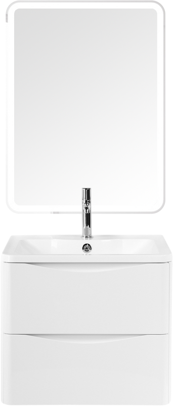 Тумба под раковину BelBagno Acqua 60 подвесная, bianco lucido