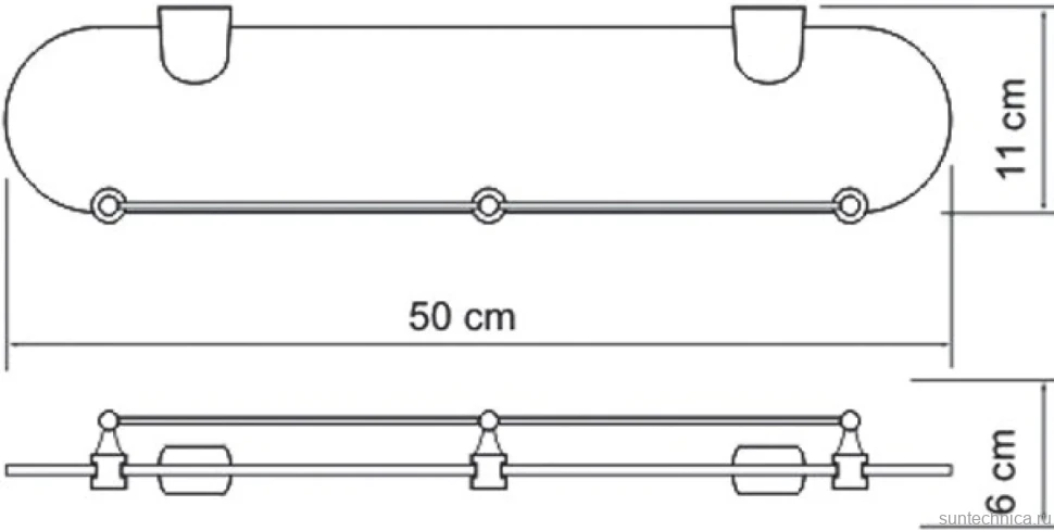 Полка Wasserkraft Berkel K-6844