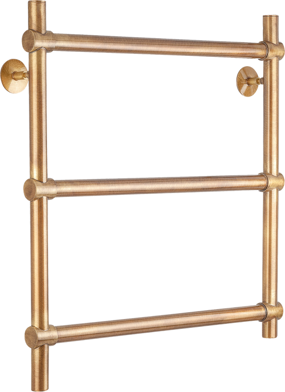 Полотенцесушитель водяной Secado Флоренция 2 65x55 см, бронза, лесенка, латунь