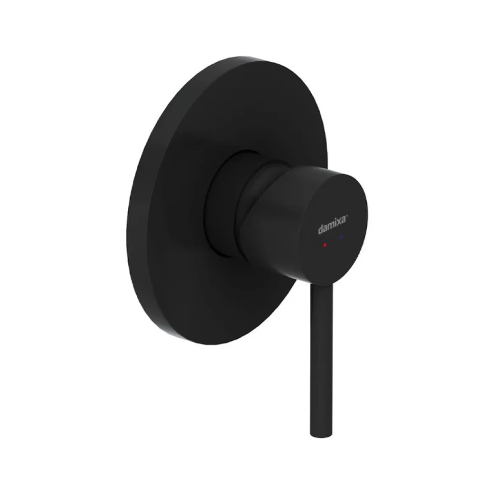 Встраиваемый смеситель для душа и ванны Damixa Scandinavian Pure 367500300 С ВНУТРЕННЕЙ ЧАСТЬЮ, черный