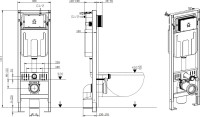 Система инсталляции для унитазов Allen Brau Pneumatic Slim 9.11102.20