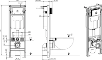 Система инсталляции для унитазов Allen Brau Pneumatic Slim 9.11102.20 Система инсталляции для унитазов Allen Brau Pneumatic Slim 9.11102.20