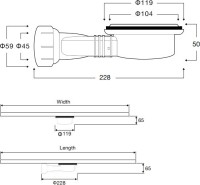 Поддон для душа Vincea VST-4SR9013W 130x90 белый матовый, с сифоном