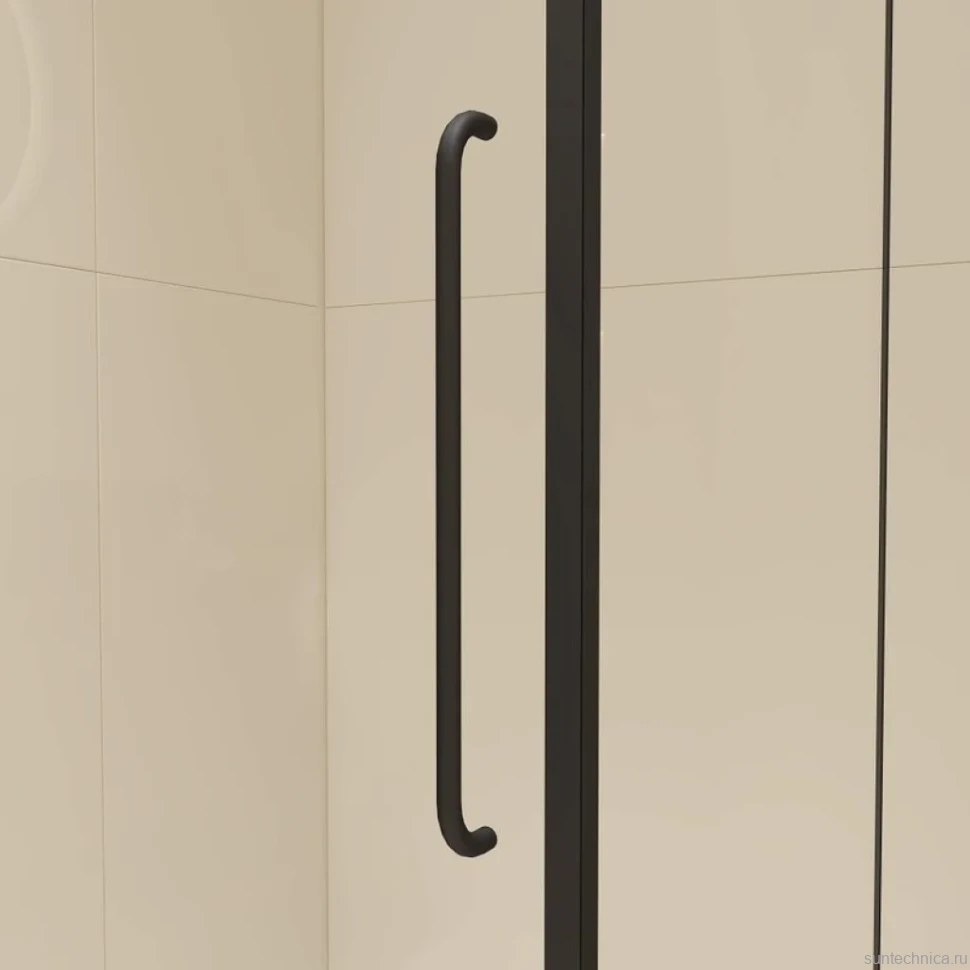 Душевой уголок RGW Classic CL-046-B 120х80x185, профиль матовый черный, стекло прозрачное