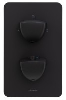 Термостатический смеситель встраиваемый Allen Brau Infinity 5.21216-31 С ВНУТРЕННЕЙ ЧАСТЬЮ, матовый черный
