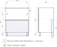 Мебель для ванной комнаты Vigo Otti 70 Мебель для ванной комнаты Vigo Otti 70