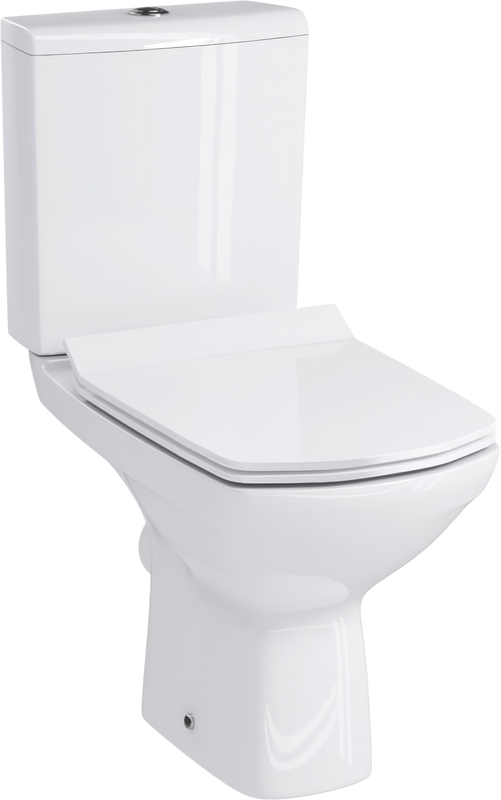 Унитаз-компакт напольный Cersanit Carina Clean On 011 3/5 DPL EO slim