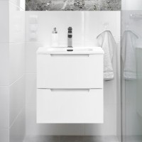 Тумба с раковиной BelBagno Etna 50 подвесная, bianco opaco