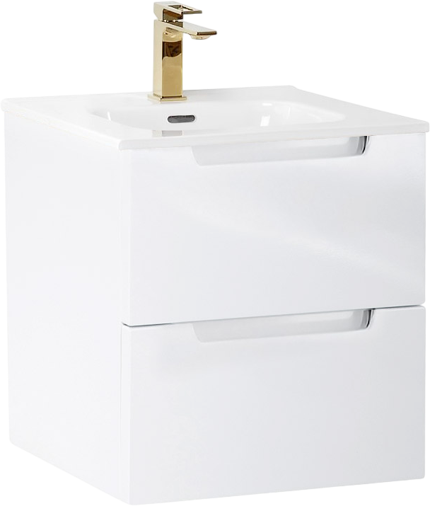 Тумба с раковиной BelBagno Etna 50 подвесная, bianco opaco