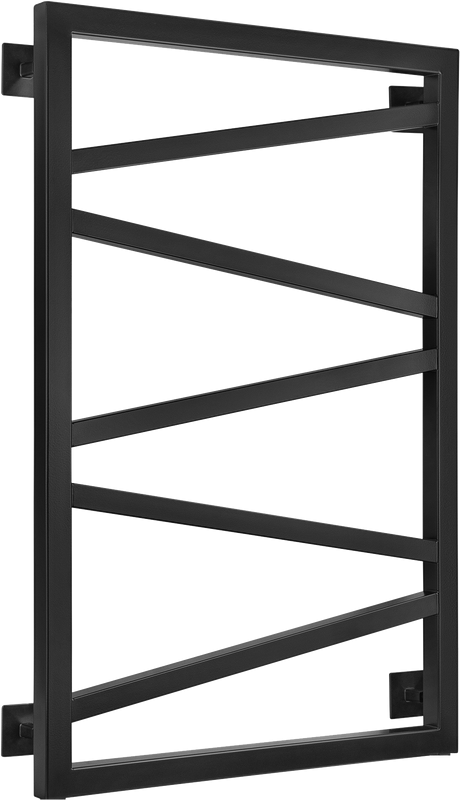 Полотенцесушитель электрический Secado Мирано 4603777441388 85x55 см, подключение слева, матовый черный, лесенка