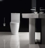 Унитаз-компакт напольный BelBagno Marino BB105CPR безободковый, крышка BB105SC с микролифтом, бачок BB105T