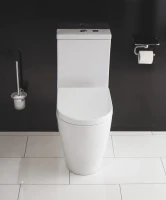 Унитаз-компакт напольный BelBagno Marino BB105CPR безободковый, крышка BB105SC с микролифтом, бачок BB105T