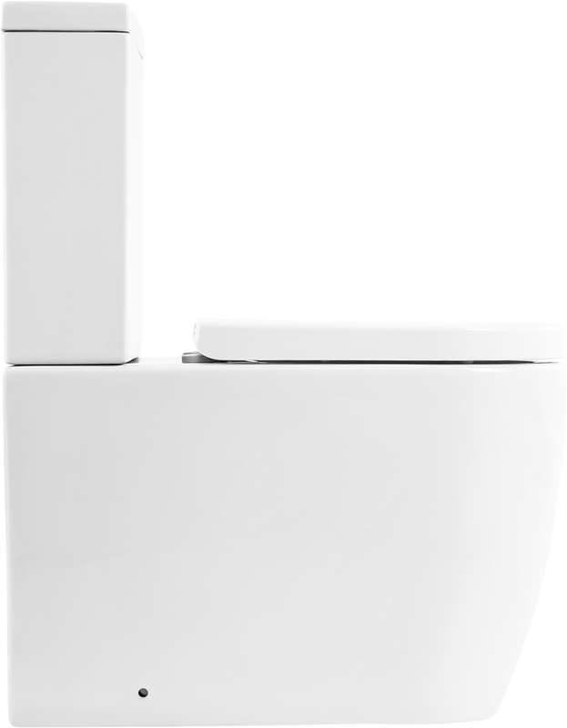 Унитаз-компакт напольный BelBagno Marino BB105CPR безободковый, крышка BB105SC с микролифтом, бачок BB105T