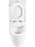 Унитаз-компакт напольный BelBagno Marino BB105CPR безободковый, крышка BB105SC с микролифтом, бачок BB105T