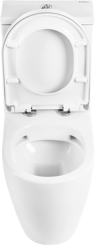 Унитаз-компакт напольный BelBagno Marino BB105CPR безободковый, крышка BB105SC с микролифтом, бачок BB105T