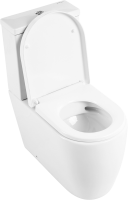 Унитаз-компакт напольный BelBagno Marino BB105CPR безободковый, крышка BB105SC с микролифтом, бачок BB105T