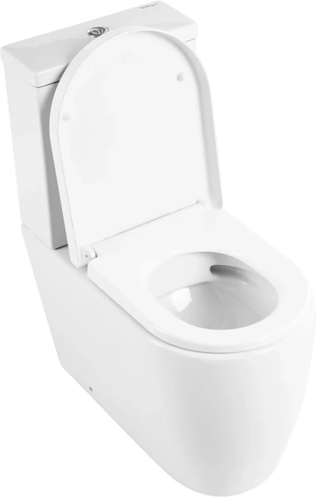 Унитаз-компакт напольный BelBagno Marino BB105CPR безободковый, крышка BB105SC с микролифтом, бачок BB105T