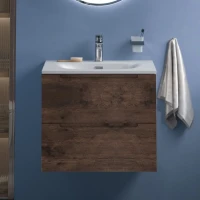 Мебель для ванной комнаты BelBagno Etna 60 rovere moro, раковина BB-8099-60