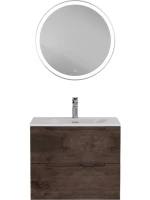 Мебель для ванной комнаты BelBagno Etna 60 rovere moro, раковина BB-8099-60