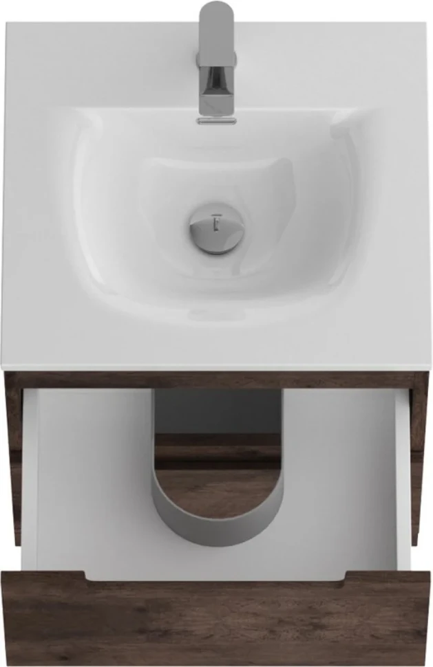 Мебель для ванной комнаты BelBagno Etna 60 rovere moro, раковина BB-8099-60