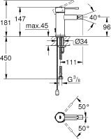 Смеситель для биде Grohe Essence New 32934001