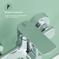 Смеситель для ванны Splenka S06.22, хром