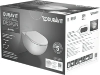 Унитаз подвесной Duravit Architec 45720900A1 Унитаз подвесной Duravit Architec 45720900A1