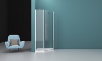 Душевой уголок BelBagno Etna P-1-90-C-Cr