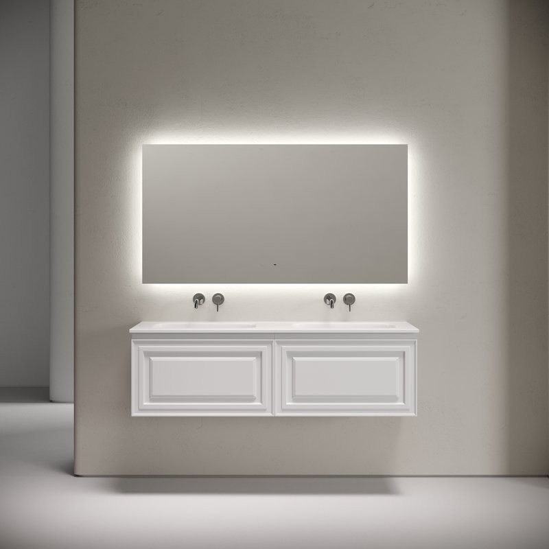 Тумба с раковиной Sancos Very 140 подвесная, bianco, раковина CN7022wx