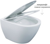Унитаз подвесной Berges Puma Rimless 082131 с микролифтом