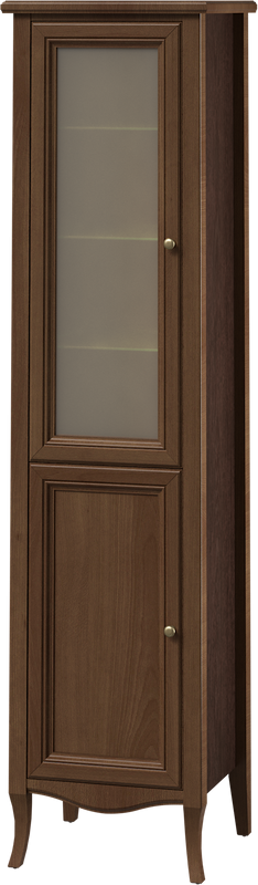 Шкаф-пенал для ванной Caprigo Лион 45 L орех античный