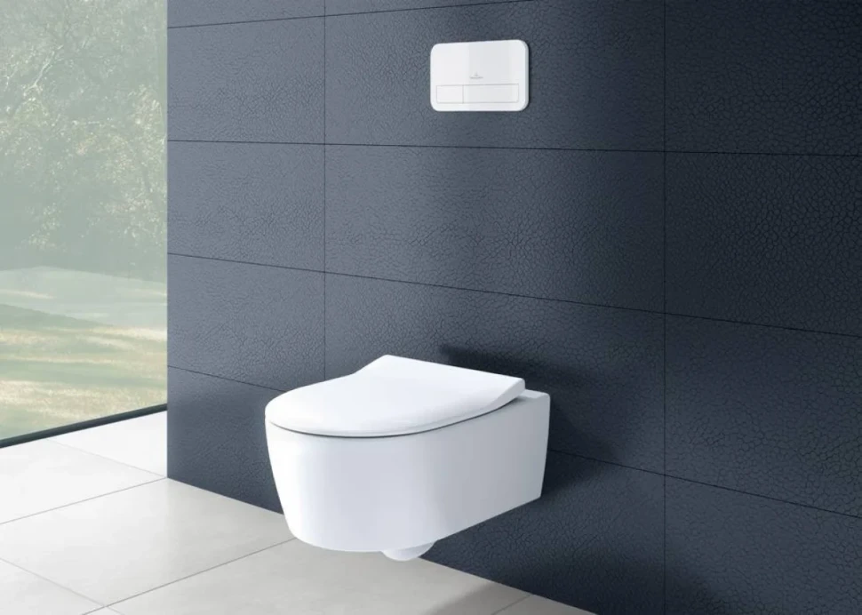 Комплект  Унитаз подвесной Villeroy & Boch Avento 5656RS01 альпийский белый, безободковый + Система инсталляции для унитазов Villeroy & Boch 92242700