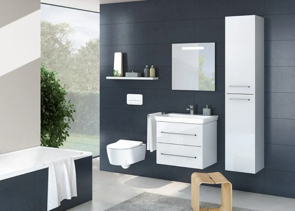 Комплект  Унитаз подвесной Villeroy & Boch Avento 5656RS01 альпийский белый, безободковый + Система инсталляции для унитазов Villeroy & Boch 92242700