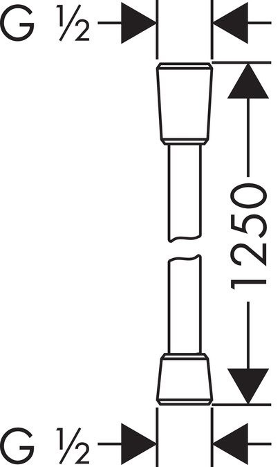 Душевой шланг Hansgrohe Isiflex 28272000