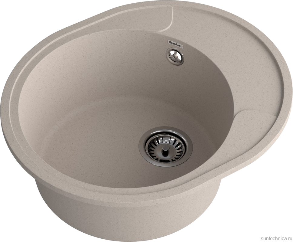 Мойка кухонная GranFest Urban 857L песочная