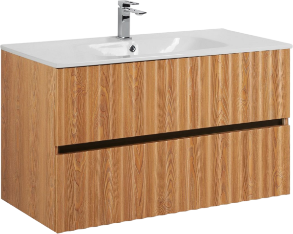 Тумба под раковину Art&Max Elegant 100 подвесная, бран