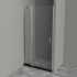 Душевая дверь в нишу BelBagno Uno B-12-50+70-C-Cr стекло прозрачное