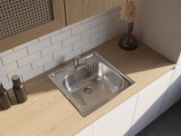 Мойка кухонная Omoikiri Saru 50-IN нержавеющая сталь