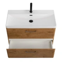 Тумба с раковиной BelBagno Due 80 rovere nature