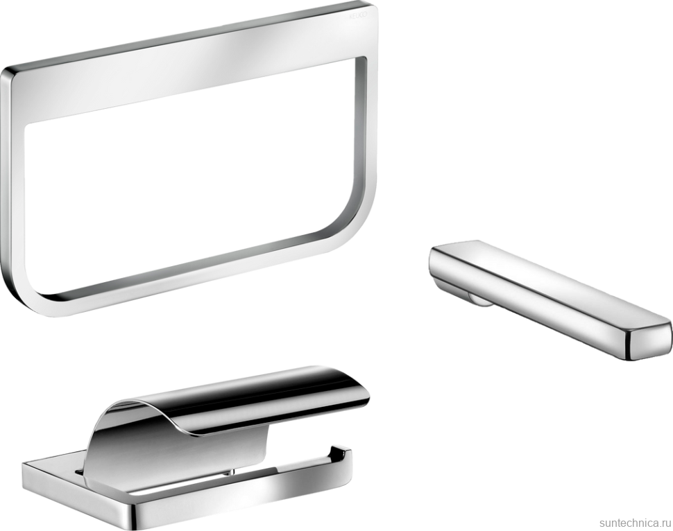 Набор Keuco Полотенцедержатель Collection Moll + Держатель туалетной бумаги Collection Moll + Держатель для запасных рулонов Collection Moll