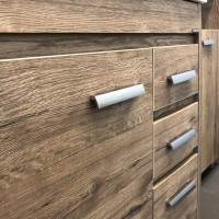 Тумба с раковиной Comforty Марио 75 напольная, темный дуб