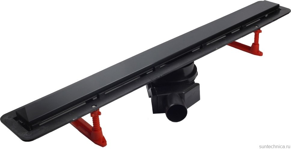 Душевой трап (лоток) Pestan Confluo Frameless Line 450 black glass