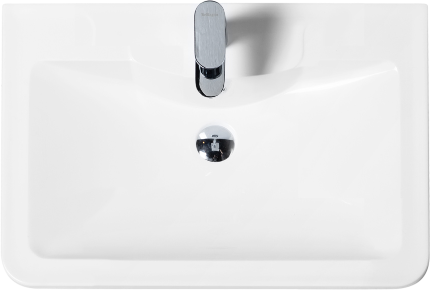 Тумба с раковиной BelBagno Albano 70 подвесная, rovere vintage bianco