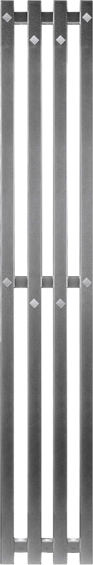 Полотенцесушитель электрический Secado Сандриго 4К 1500/210 150x25 см, подключение справа, графит, I-образный