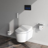 Умный унитаз подвесной AM.PM Func C8F1702SC безободковый, с микролифтом