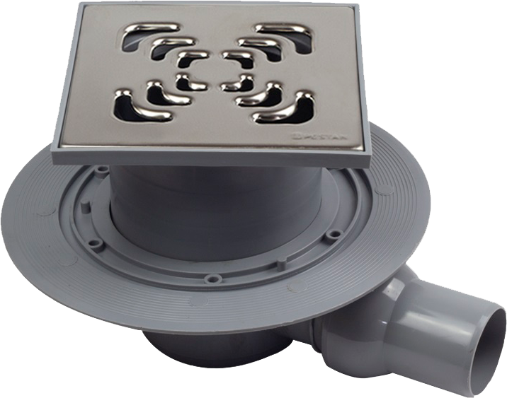 Душевой трап Pestan Square Mask Square 1 Mask 13000073, хром