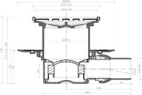 Душевой трап Pestan Square Mask Square 1 Mask 13000073, хром