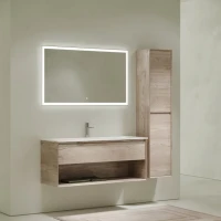 Мебель для ванной комнаты Sancos Marmi 1.0 120 дуб галифакс натуральный